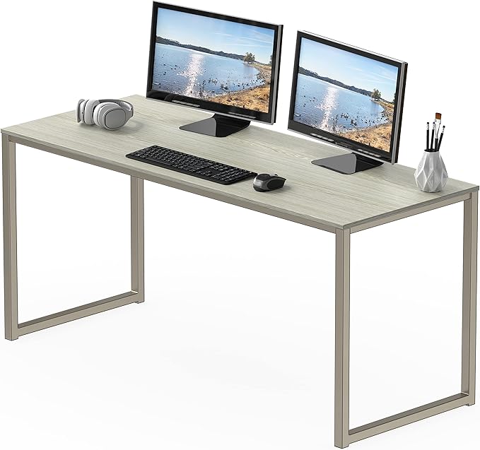 SHW Mission 55-Inch Home Office Computer Desk - Image 6