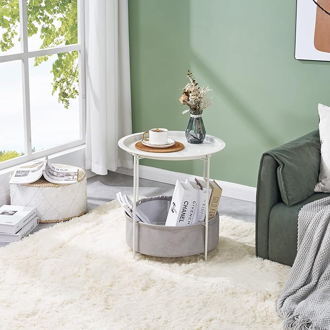 VECELO Round Side/End Table - Image 5