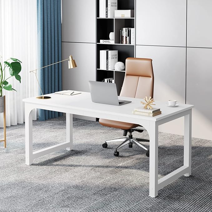 Tribesigns 63”Executive Desk, Large Office Computer Desk by Tribesigns