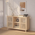 Plank+Beam Mid-Century Modern Wood TV Stand, Solid Wood Entertainment Console by PlankBeam