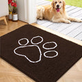 OLANLY Door Mat for Muddy Dog Paws 40x32, Ultra Absorbent Chenille Mud Doormat by OLANLY