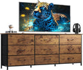 WLIVE 63''W Dresser for Bedroom, Dresser TV Stand for 65, 75 inch TV, Wide by WLIVE