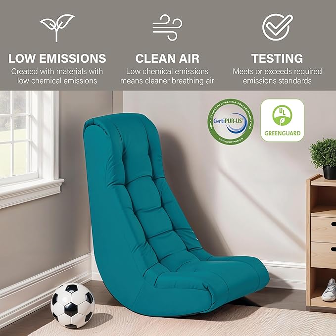 FDP Tufted Floor Rocker for Kids, Teens and Adults; Comfortable, Ergonomic - Image 6