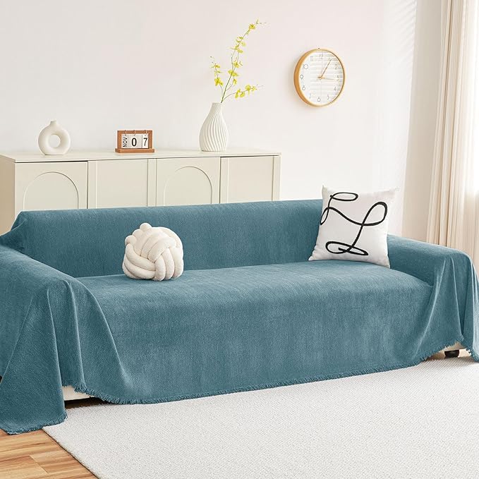 hyha Couch Cover for Dogs, Boho Sofa Covers for 3 Cushion Couch Washable by hyha