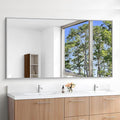 KOCUUY Large Silver Bathroom Mirror, 60x30 inch Rectangular Mirror by KOCUUY