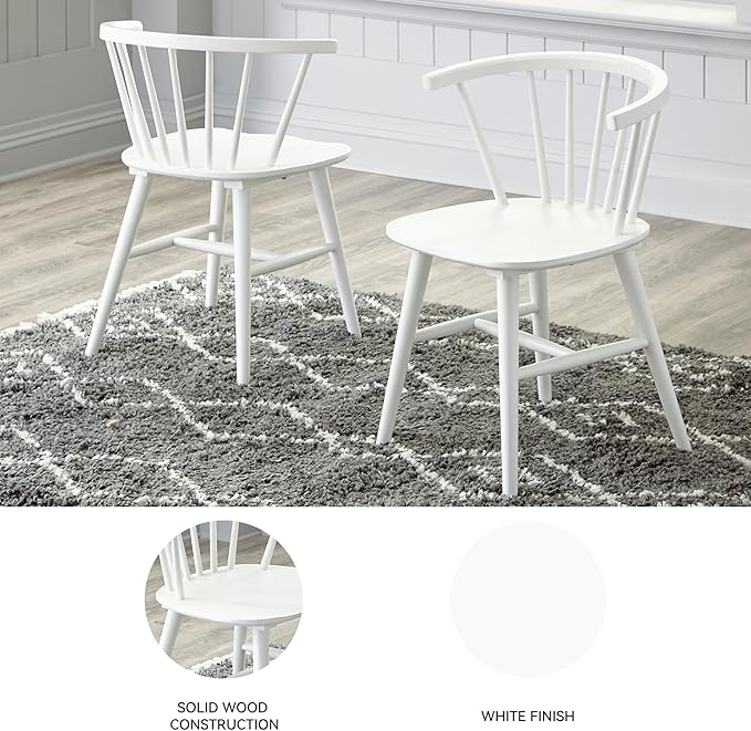 Signature Design by Ashley Grannen Modern 18" Spindle Back Dining Chair - Image 4