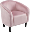 Yaheetech Barrel Chairs, Modern Vanity Chair Soft and Cozy Barrel Chair by Yaheetech