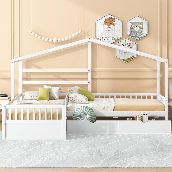 Twin Size House Platform Bed - Image 3