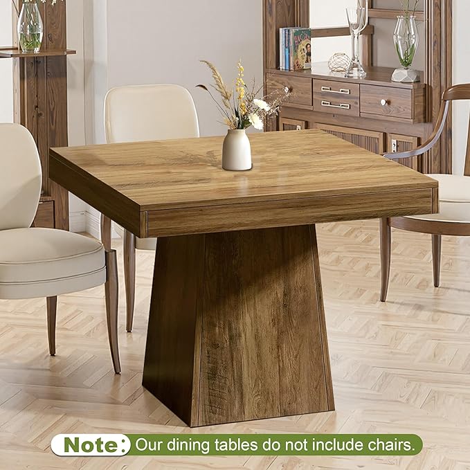 NicBex Square Dining Table for 4, 31.5" Farmhouse Dinner Table Small Dining - Image 4