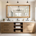 Full Length Mirror with Wooden Frame, Bedroom Decor, Hanging or Leaning by TRAHOME
