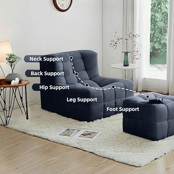 Bean Bag Chair - Memory Foam Bean Bag Chair - Image 4