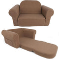 Chairs for Toddler, 2-in-1 Toddler Soft Teddy Baby Couch Fold Out, Convertible by Unknown