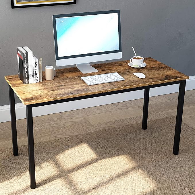 DlandHome 47 inch Computer Desk Home Office Table Writing Desk Study Table - Image 2