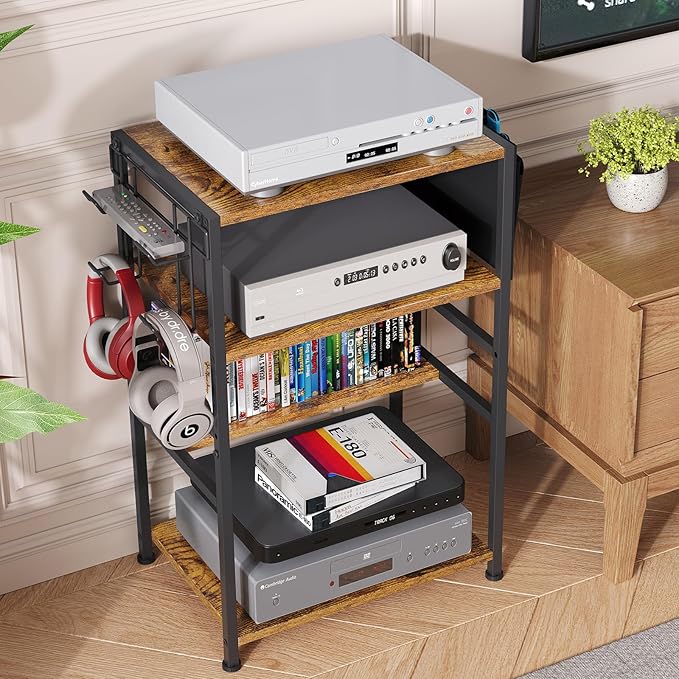 4-Tier AV Media Stand, Game Console Stand - Image 8