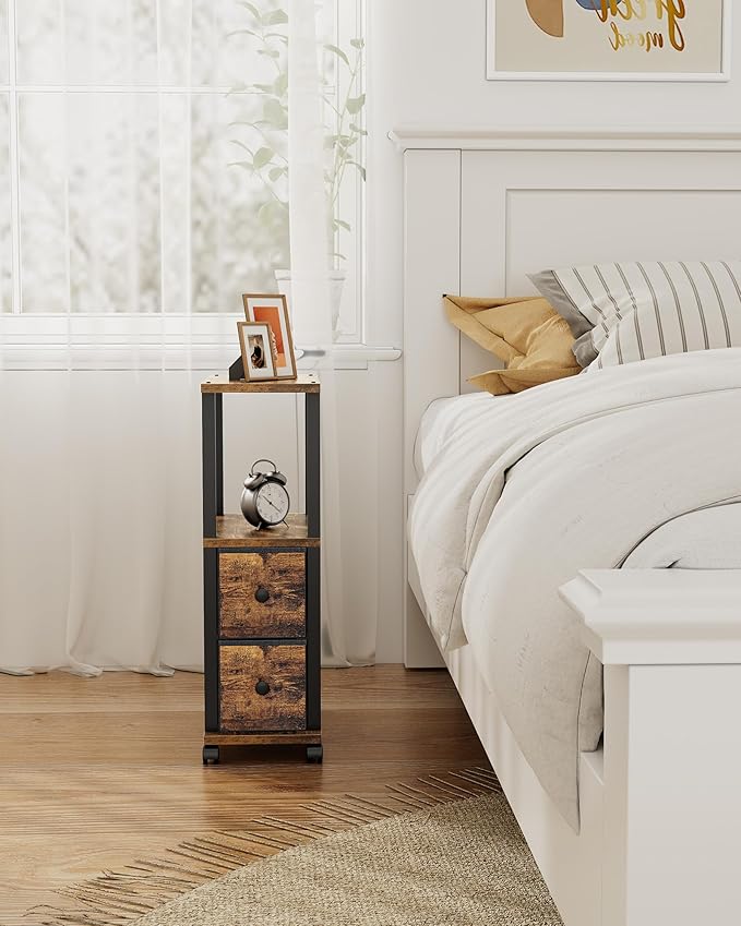TUTOTAK Small Narrow End Tables, Side Tables - Image 8