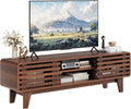 Luoxiao TV Stand for 60 Inch TV, Mid Century Modern Entertainment Center by Luoxiao