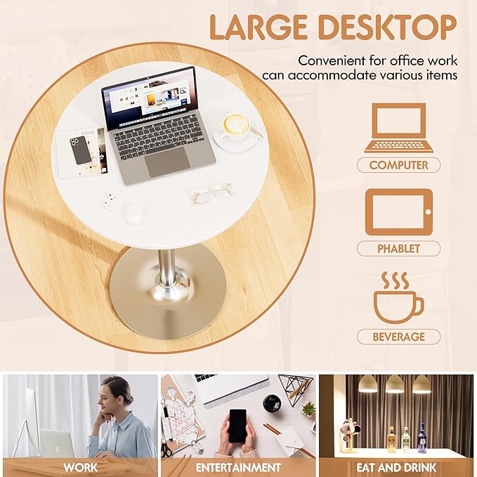 Shahoo Round Bar Table, Cocktail Tables - Image 5
