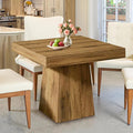 NicBex Square Dining Table for 4, 31.5" Farmhouse Dinner Table Small Dining by NicBex