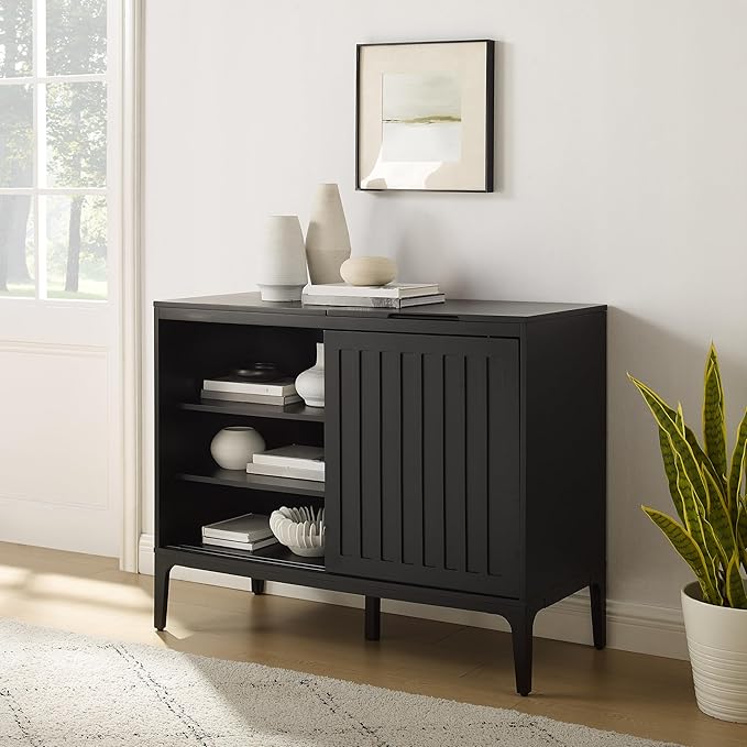 Crosley Furniture Asher Media Console and Record Player Stand - Image 11