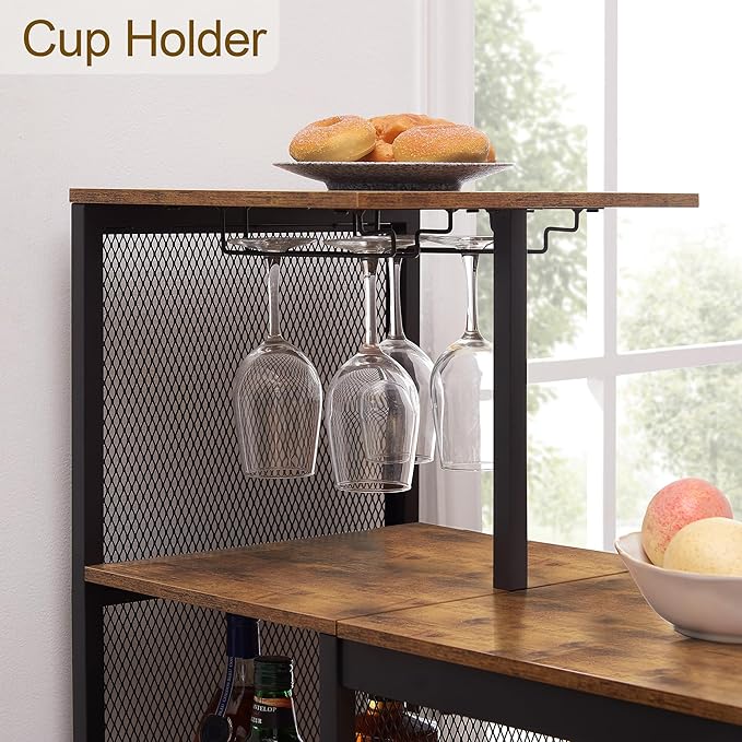 VECELO Bar Table and Chairs Set - Image 4
