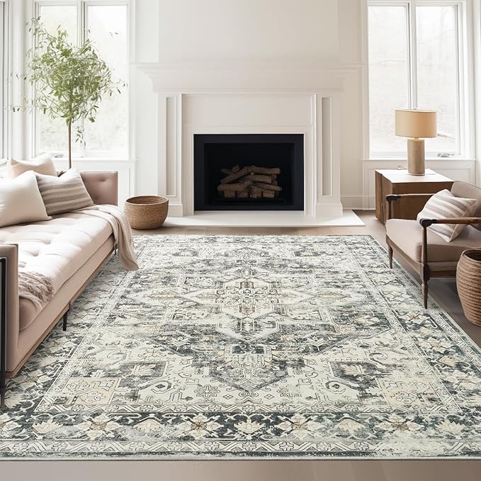 zesthome 5x7 Washable Rug-Stain Resistant Area Rugs - Image 3