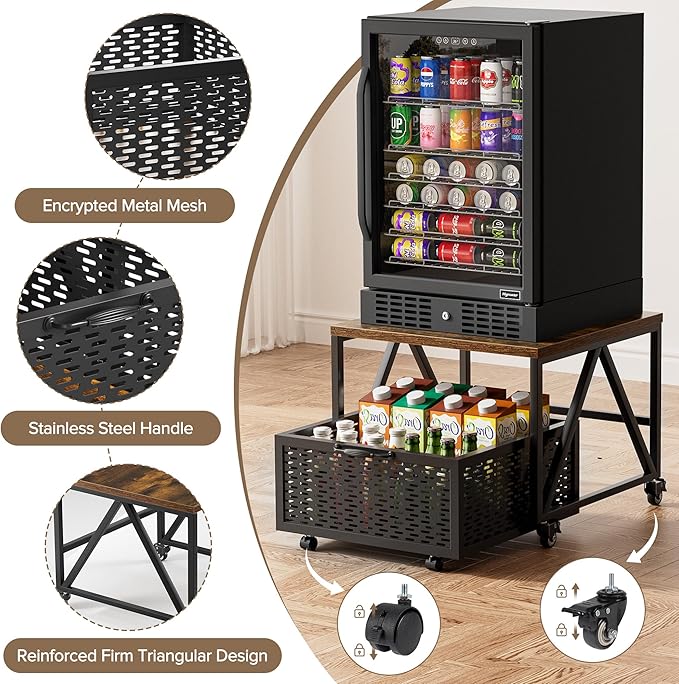 Urban Deco Mini Fridge Stand - Image 4