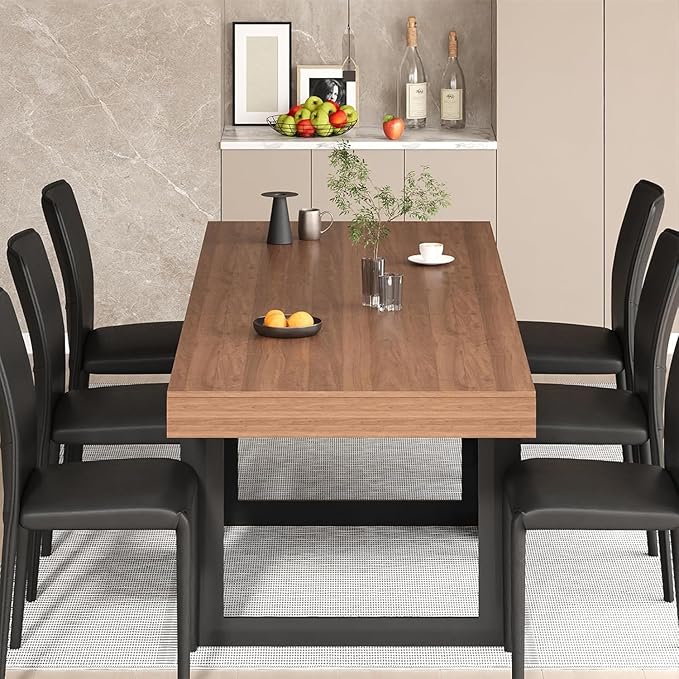 63"-78.74" Rectangular Extendable Dining Table - Image 4