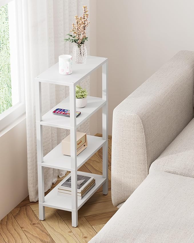 TUTOTAK Small Side Table, Narrow End Table, Skinny Sofa Table, Slim Nightstand - Image 2