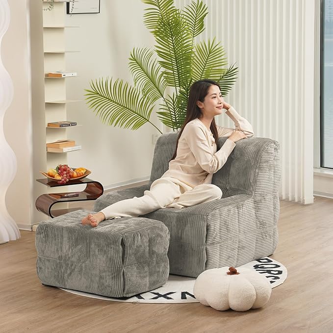 N&V CUBICUS Sofa, Single Seated Foam Sofa, Armless Floor Sofa, ALL NEW HYBRID - Image 4