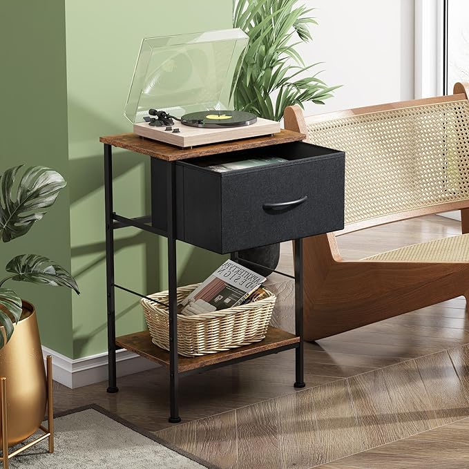 WLIVE Nightstand Set of 2, End Table - Image 4