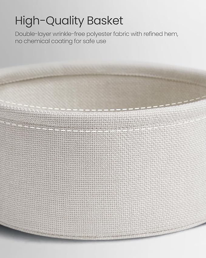 VASAGLE Small Round Side End Table, Modern Nightstand - Image 6