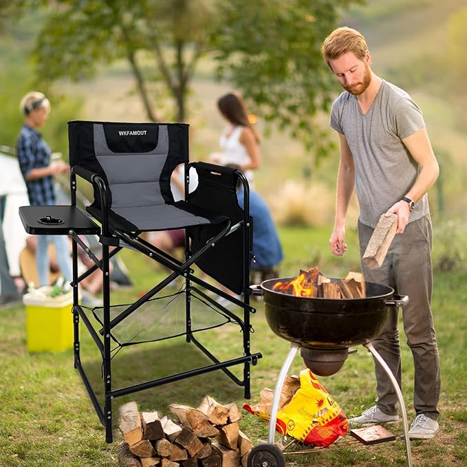 Tall Folding Directors Chair - Image 8