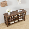 Wooden Storage Shoe Bench, Entryway Bench by YourSpacePerfectlyReflected