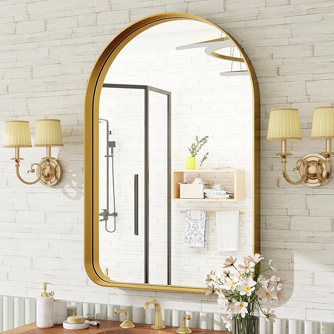 Arched Bathroom Mirror by EASLY
