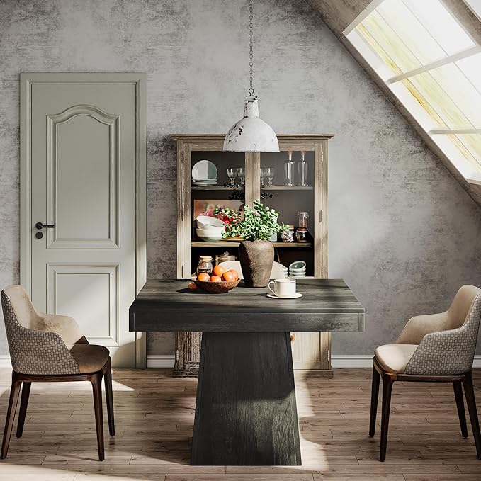 Tribesigns Square Dining Table for 4, 31.5-Inch Small Kitchen Table - Image 4