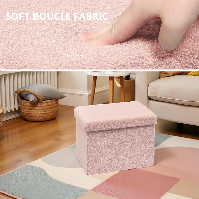 16.5 Folding Storage Ottoman Cube - Image 5
