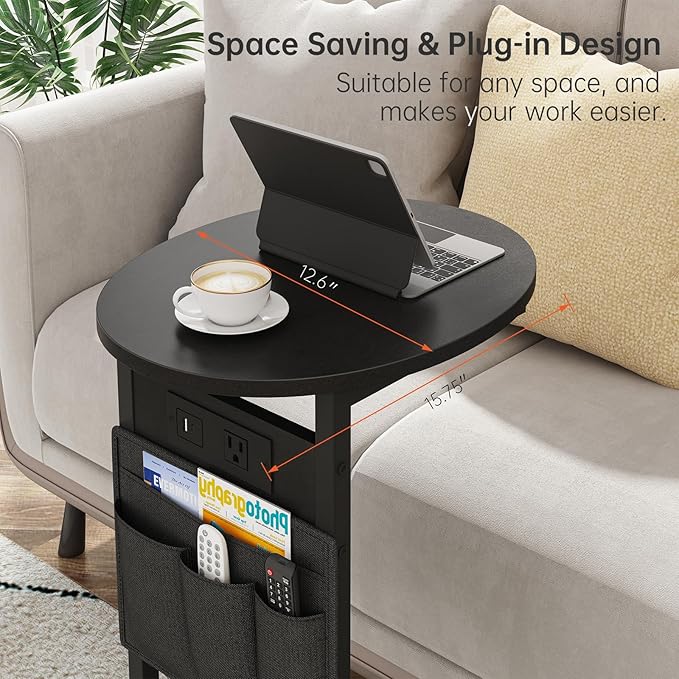 Vagusicc C Shaped End Table - Image 5
