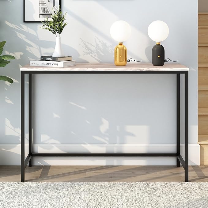HOMERECOMMEND Sofa End Table Computer Desk Coffee Snack Console Tables - Image 8