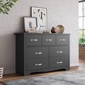 LINSY HOME 7 Drawers Dresser for Bedroom, Modern Storage Dresser by LINSYHOME