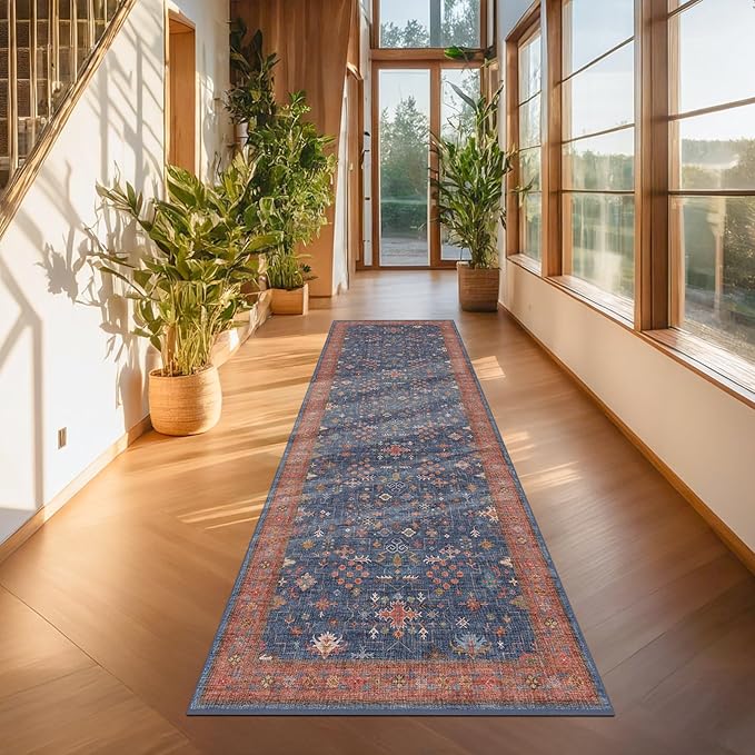Washable 10 ft Long Runner for Kitchen Floor - Image 3