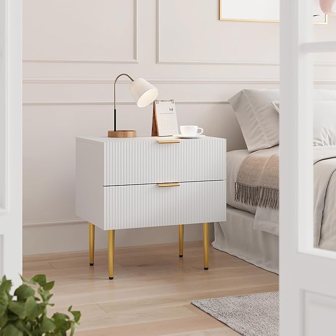 Set of 2 Nightstand, Bedside Table - Image 3