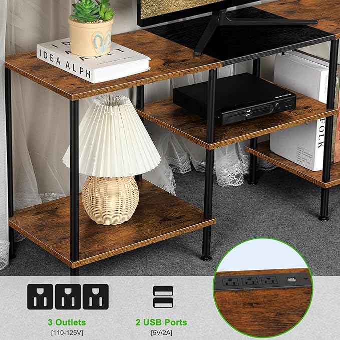 TV Stand for Bedroom 50 Inch TV Stand - Image 3
