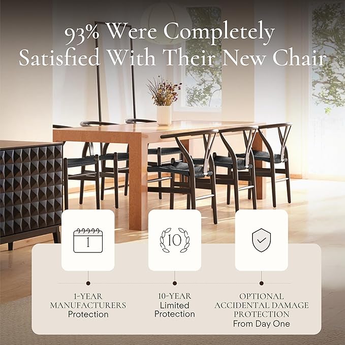 POLY & BARK Weave Chair Set of 2 in Pitch Black - Image 7
