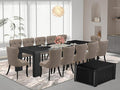 X12SI-0C6-48 - 14-piece Dining Room Table Set a Rectangular Dining Table by LuxebyEastWestFurniture