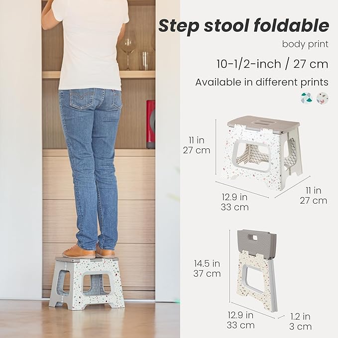 Vigar Compact Step Stool Foldable, 10-1/2-inch Step Stools - Image 2