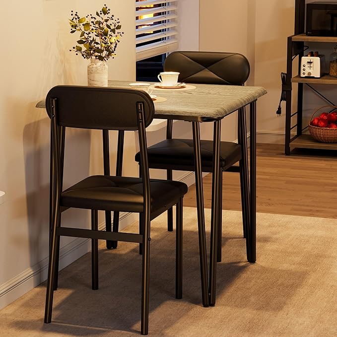 GarveeHome Dining Table Set for 2, Kitchen Table - Image 3