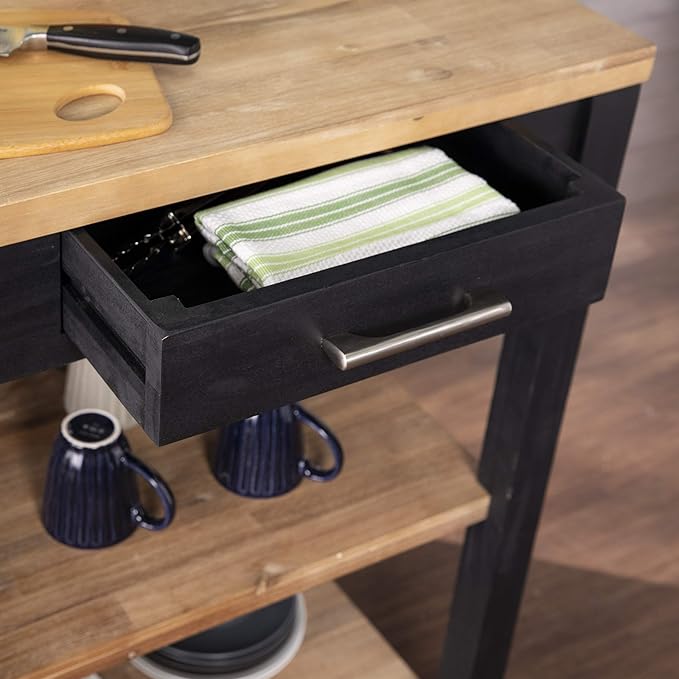 SEI Furniture Berinsly Expandable Freestanding Kitchen Island - Image 9