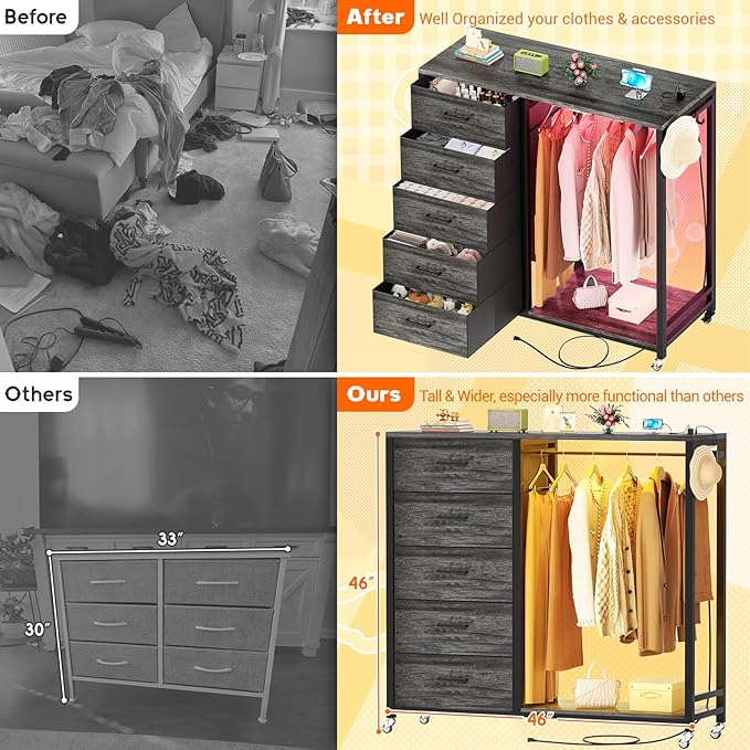 Cyclysio Dresser for Bedroom - Image 6