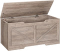 HOOBRO Storage Bench, 43.3” Retro Wooden Storage Chest by HOOBRO