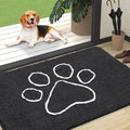 OLANLY Door Mat for Muddy Dog Paws 47x32, Ultra Absorbent Chenille Mud Doormat by OLANLY
